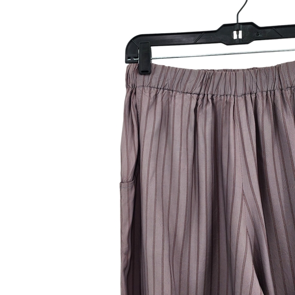 Hannah. m Vintage Women's Stripes Relaxed Fit Straight Leg Pants - L - Picture 2 of 7